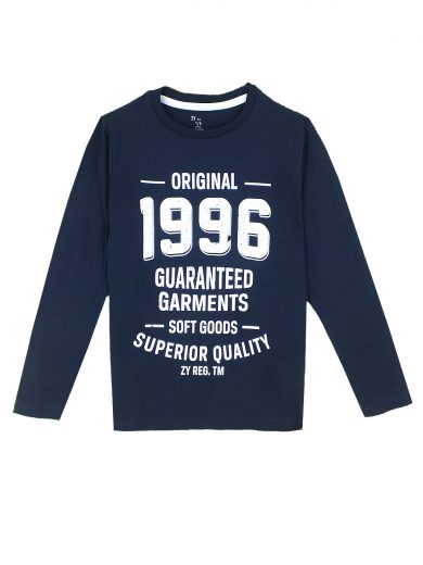 ZIPPY Μακρυμάνικη μπλε μπλούζα “1996”