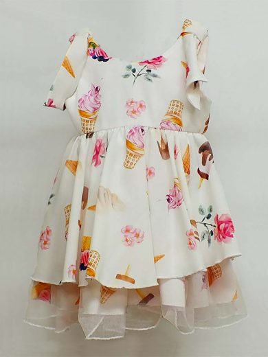 Φόρεμα με τύπωμα παγωτά