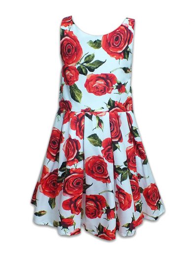 ALL STARS Φὸρεμα κόκκινο με λουλούδια