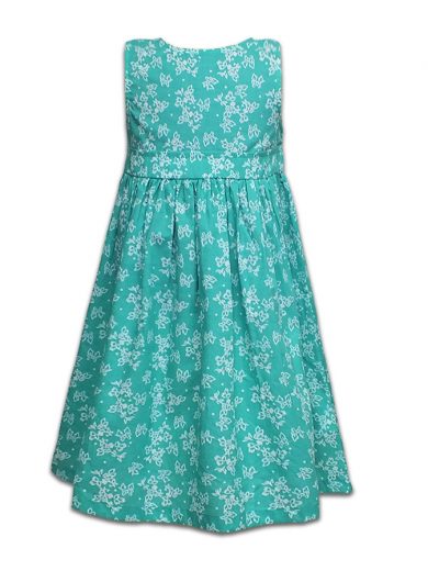 ZIPPY bright green dress