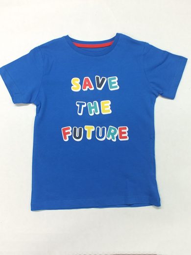 ZIPPY Κοντομάνικη ρουά μπλούζα “save the future”