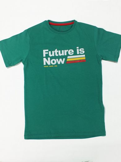 ZIPPY Κοντομάνικη πράσινη μπλούζα “future is now”