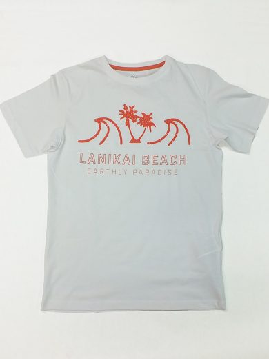 ZIPPY Κοντομάνικη λευκή μπλούζα “lanikai beach”