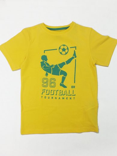 ZIPPY Short football sleeve "football" yellow
