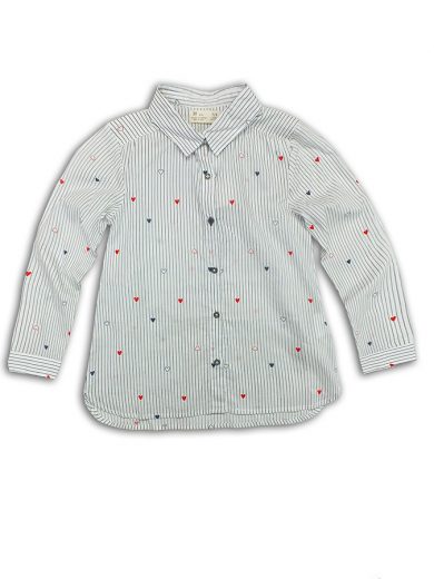 ZIPPY White shirt with blue stripes