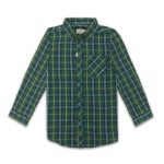 ZIPPY Green plaid shirt