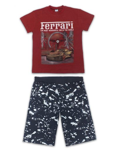 ALL STARS Σετ μακο κόκκινο μπλε “Ferrari”