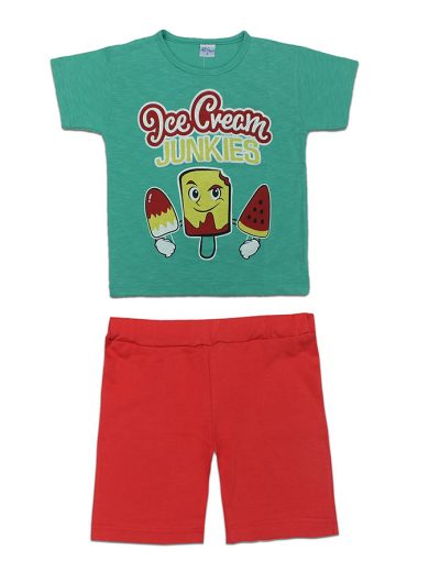 ALL STARS Σετ μακό πράσινο – κόκκινο” Ice cream”