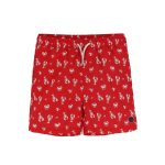 ZIPPY Swim shorts red with prints