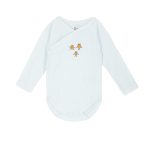 ZIPPY baby long-sleeved cotton bodysuit white