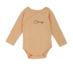 Baby underwear cotton bodysuit long sleeve orange ZIPPY