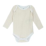 ZIPPY cotton long-sleeved baby bodysuit.
