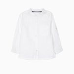 ZIPPY baby white shirt with Mao collar